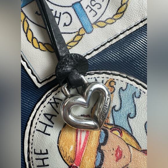 Brighton Riviera Fashionista VIP Leather Tote EUC Rare - Picture 9 of 13